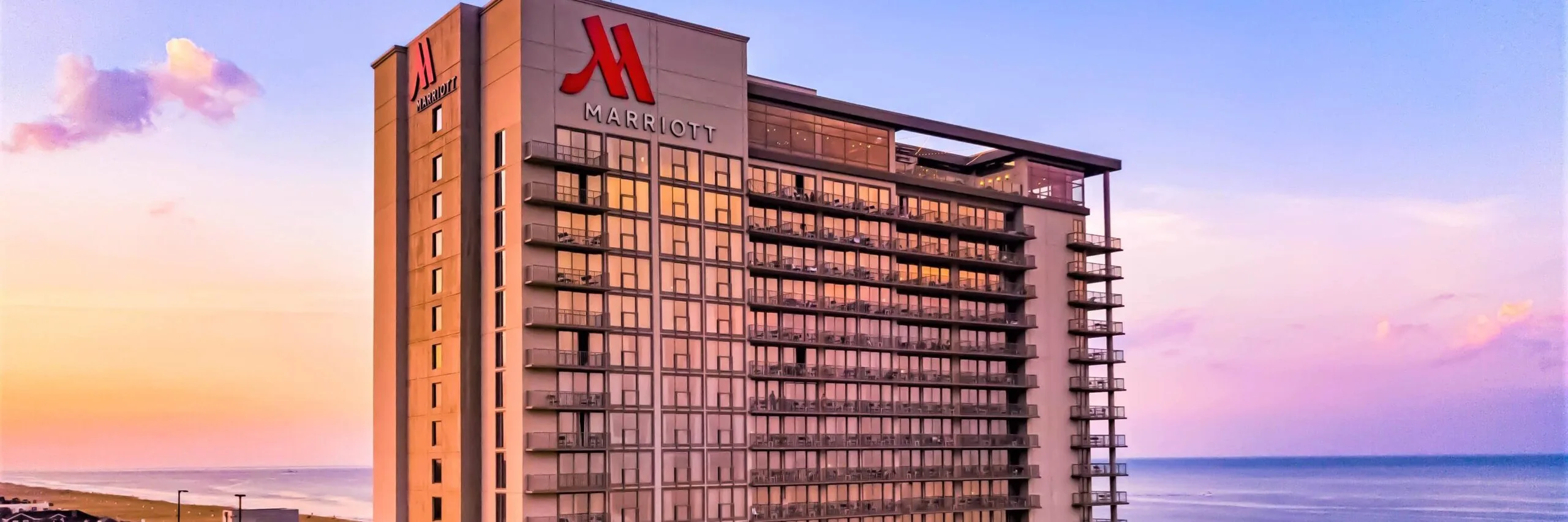 Exterior Photo of the Marriott Virginia Beach Oceanfront