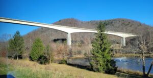 Photo of the bridge on the VTTI Smart Road